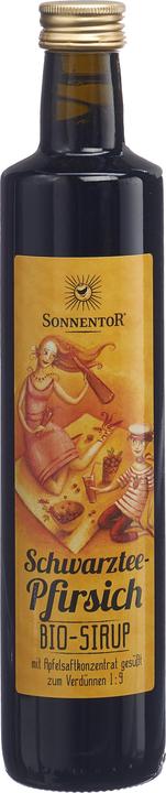 Produktbild Sonnentor Schwarztee-Pfirsich Sirup (1 x 50 cl)