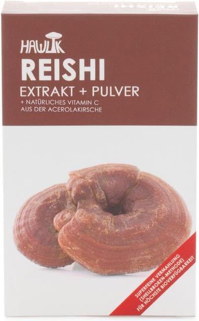 Hawlik Reishi Extrakt + Pulver Kapsel (120 Stück, Kapseln, 109 g)