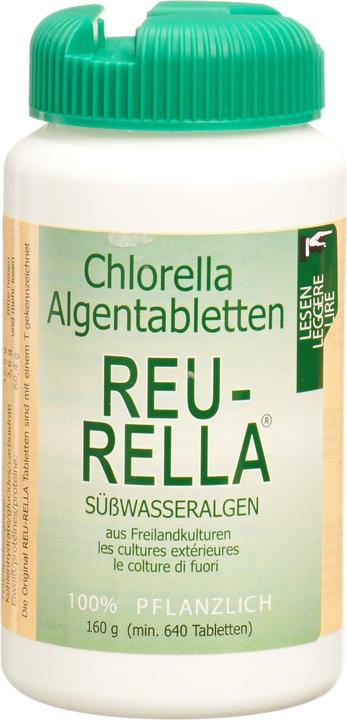 Actual product image Reu-Rella Chlorella Tablette (640 Piece, Pills, 205 g)