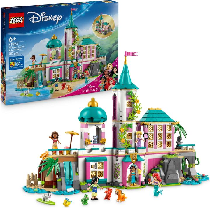 Produktbild LEGO Prinzessinnenschloss mit Haustieren (43267, LEGO Disney)