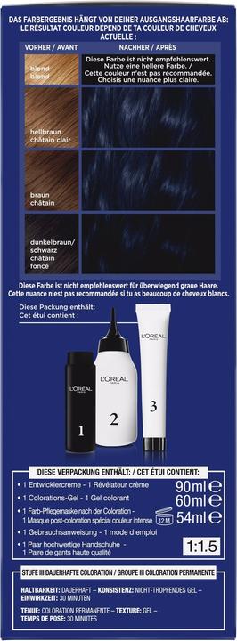 Image du produit L'Oréal Paris bleu noir (Bleu Noir)