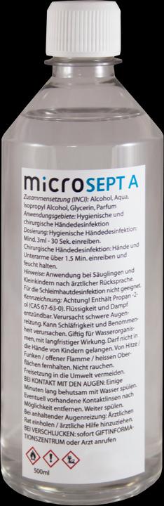 Actual product image Microstech Microsept A (500 ml)