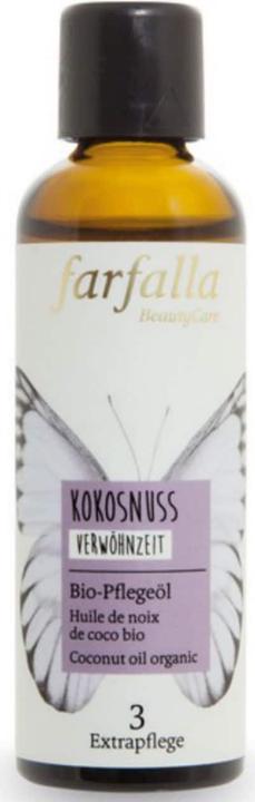 Farfalla KOKOSNUSS Bio-Pflegeöl | VERWÖHNZEIT (Körperöl, 75 ml)