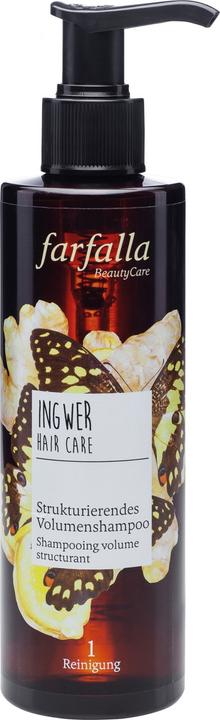 Produktbild Farfalla INGWER Volumen Shampoo | Vitalisiert die Kopfhaut (200 ml, Flüssiges Shampoo)