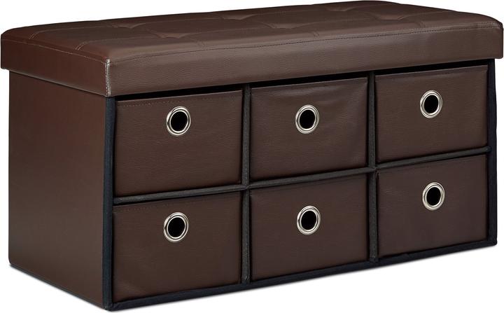 Actual product image Relaxdays Storage Bench (76 cm)