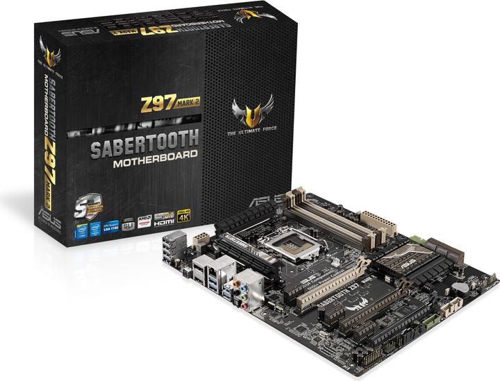 Produktbild ASUS Sabertooth Z97 Mark 2 (LGA 1150, Intel Z97, ATX)