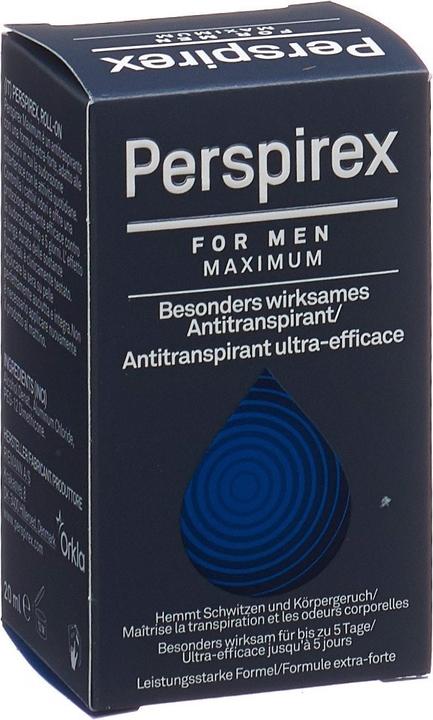 Actual product image Perspirex for men Maximum (Roll-on, 20 ml)