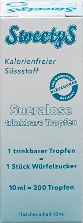 Actual product image Goodness SweetyS Sucralose Süssstoff (19 g)