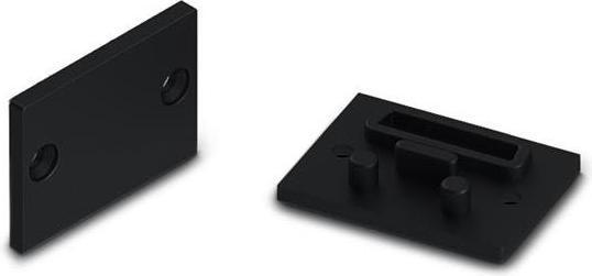 LEDsON Tappo In Alluminio Per Diffusore Pmma Per Profili LED Della Serie 'Alu-Epoxy' - Senza Foro Per Il