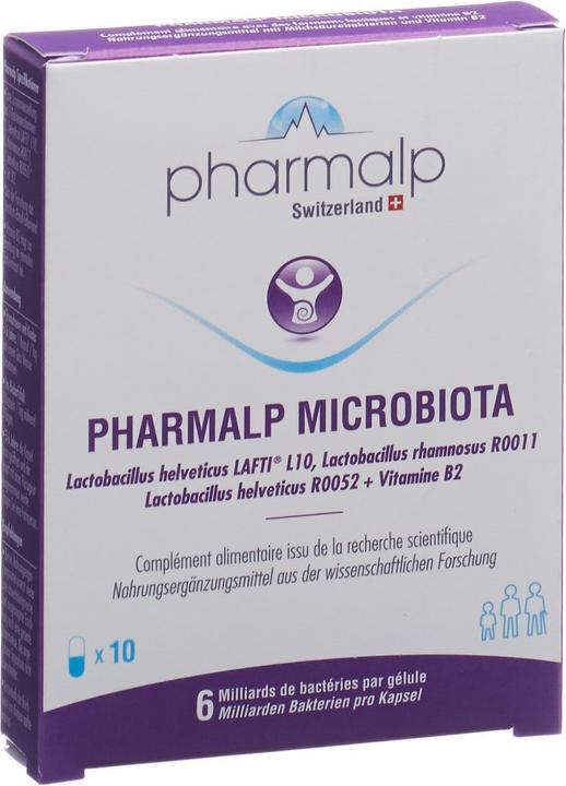Pharmalp MICROBIOTA Kapseln (10 Stück, Kapseln, 18 g)