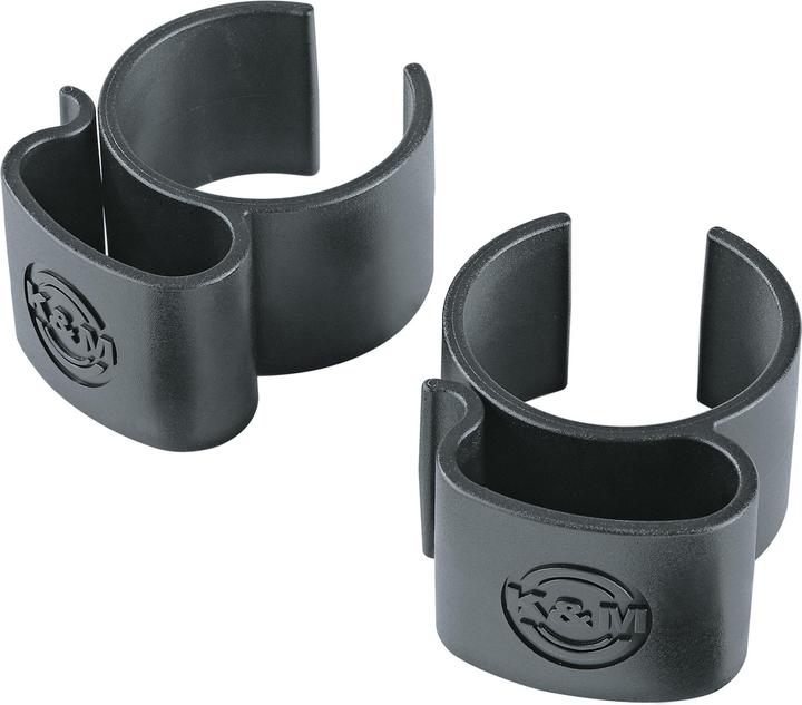 Produktbild K&M KOENIG & MEYER Kunststoff-Kabelklemmen für Boxen- und Leuchtenstative (für Rohr-Ø 35-42 mm