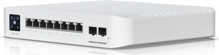 Immagine prodotto Ubiquiti Switch UniFi 8x10G RJ45/2xSFP+ Managed PoE++ 155W 1,3" Touchscreen (10 Porti)