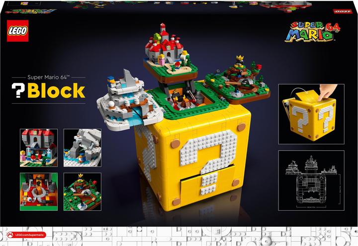 Produktbild LEGO Fragezeichen-Block aus Super Mario 64 (71395, LEGO Seltene Sets, LEGO Super Mario)