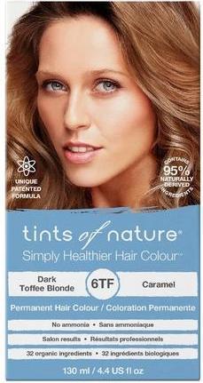 Immagine prodotto Tints Of Nature 6TF Tintura Permanente per Capelli Biondo Scuro Toffee 130ml (Biondo scuro mou)