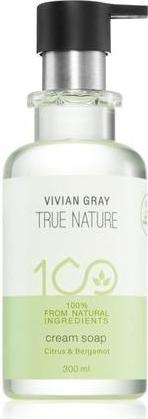 Actual product image Vivian Gray True Nature Citrus & Bergamot Cream Soap - 300 ml (Liquid soap, 300 ml)