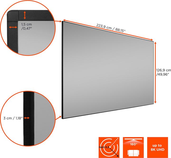 Produktbild Celexon CLR HomeCinema Performance UST (100", 16:9)