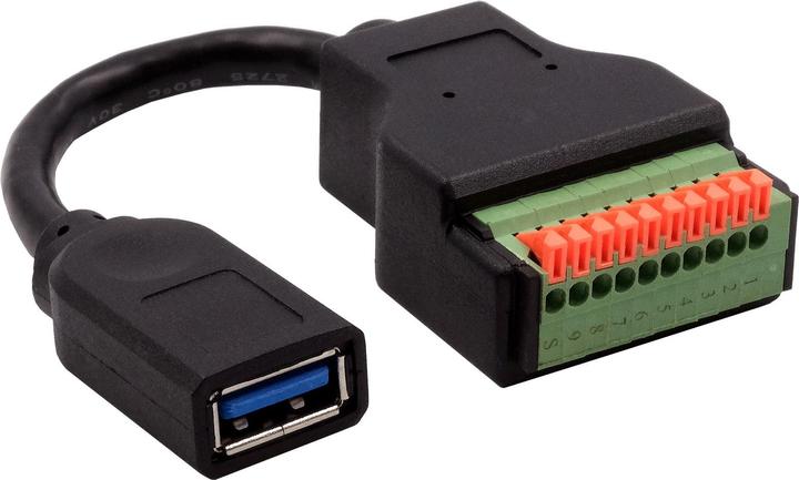 Produktbild Exsys USB-A Terminal Block Adapter (USB-A, 15 cm)