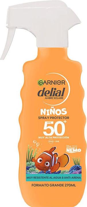 Actual product image Garnier Delial Protective Spray SPF50 Eco-Designed for Kids by Nemo (Sun spray, SPF 50)