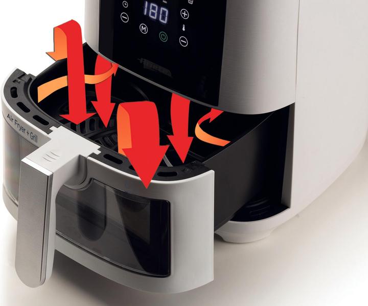 Image du produit Ariete 4626 Airy Fryer 6L, Friteuse à air, 1300 W, Capacité 6L, Capacité de cuisson 2.5kg, 8 pr