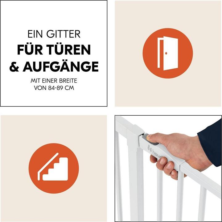 Produktbild Hauck Tür- & Treppenschutzgitter Türschutzgitter / Treppenschutzgitter Open (75 cm)
