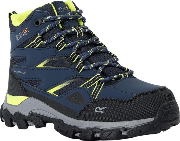 Luminous lime, Navy blue