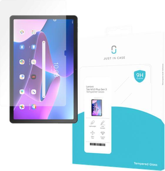 Produktbild Just in Case Gehärtetes Glas Clear Displayschutzfolie Lenovo Tab M10 Plus (3rd Gen) (1 Stück, Tab M10 Plus Gen 3)