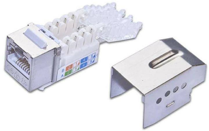 Actual product image Wirewin KAT6 10 Gigabit Ethernet Keystone Module, with locking function Keystone System (Keystone module)
