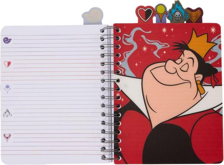 Actual product image Loungefly Disney Villains by Notebook Tab Journal