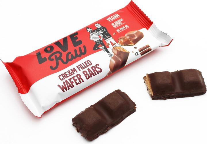 Produktbild Love Raw Cream Filled Wafer Bars (52 g)