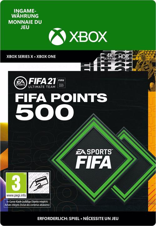 Produktbild Microsoft FIFA 21 Ultimate Team 500 Points