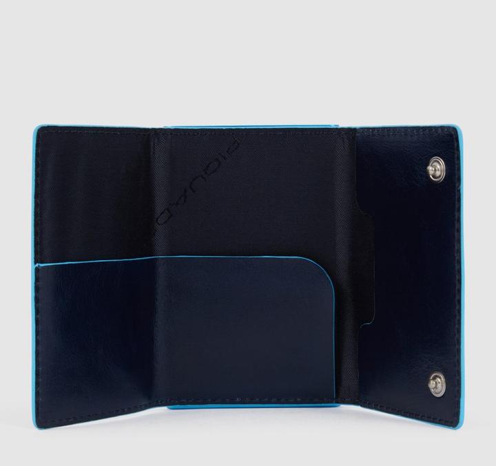 Actual product image Piquadro Blue Square - Compact wallet for banknotes and credit cards