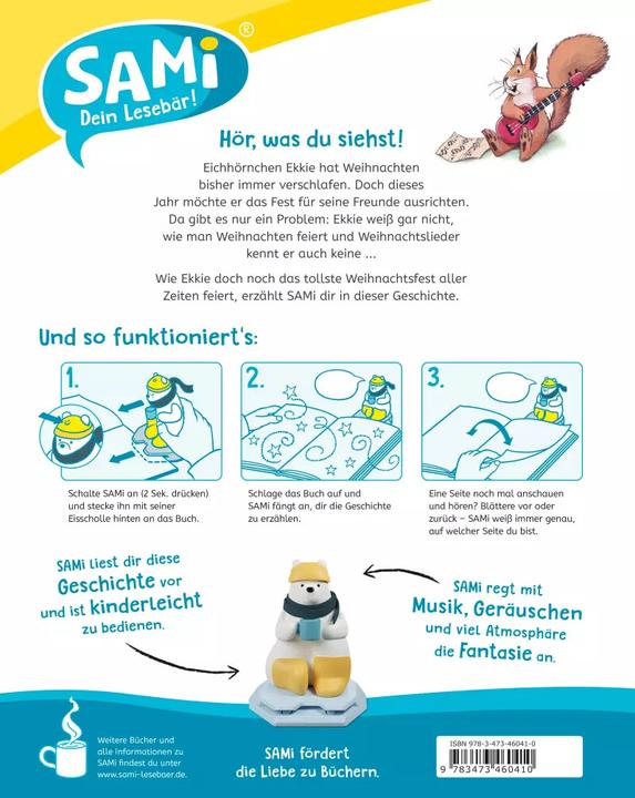 Immagine prodotto Ravensburger Sami dein Lesebär: Aufwachen, es ist Weihnacht (Tedesco, Stephanie Polák, 2021)