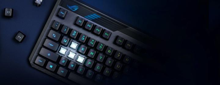 Image du produit ASUS ROG Claymore II (CH, Sans fil, Filaire)