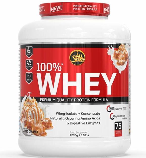 Produktbild All Stars 100% Whey Protein (2270 Dose) (Schokolade, Kokos, 1 Stk., 2270 g)