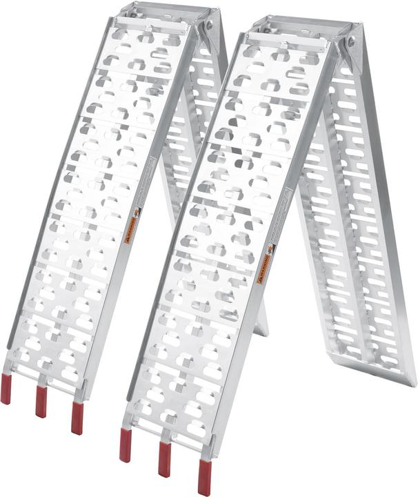 Image du produit Wiltec 2x Rampe de chargement Moto ATV Pliable Aluminium Rail d'accès 223cm 680kg