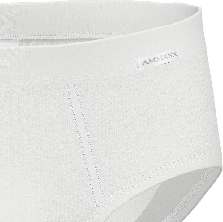 Produktbild Ammann Slip Casual Bequem sitzend Slips Doppelripp (M, 2er Pack)