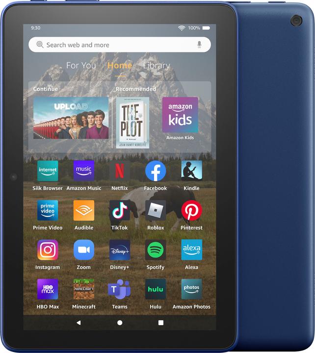 Actual product image Amazon Fire HD 8 (2022) incl. Alexa (WLAN only, 8", 32 GB, Blue)