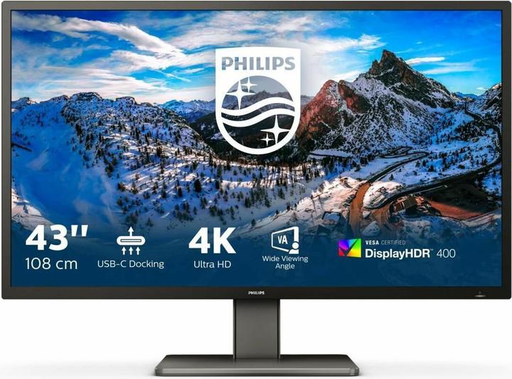 Actual product image Philips MMD MONITORS & DISPLAYS 439P1 (3840 x 2160 Pixels, 42.51")