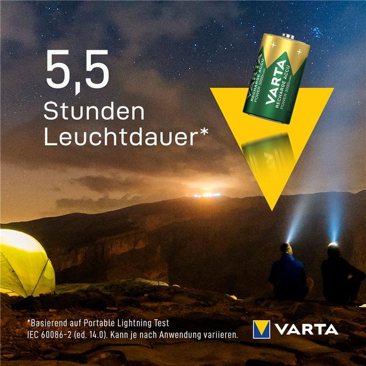 Immagine prodotto Varta Recharge Accu Power (2 pz., D, 3000 mAh)