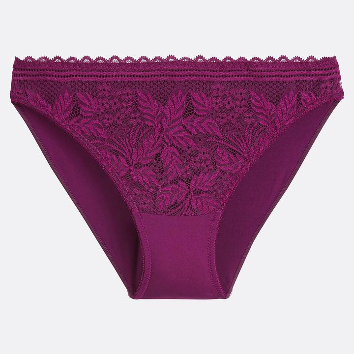 Produktbild La Redoute Collections Slip Signature JEANNE aus Spitze & Mikrofaser (42, Einzelpack)