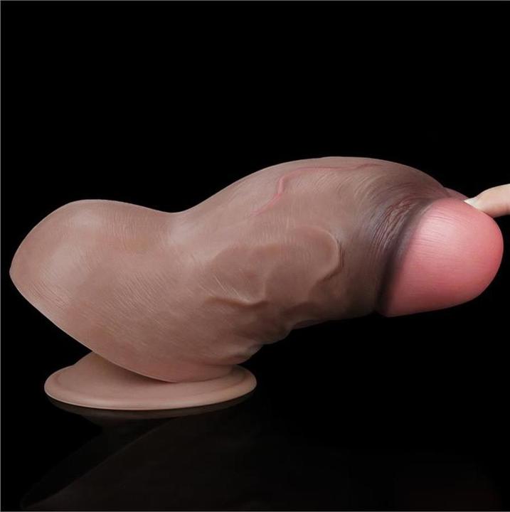 Produktbild Lovetoy Zweischichtiger Platin-Silikondildo 7