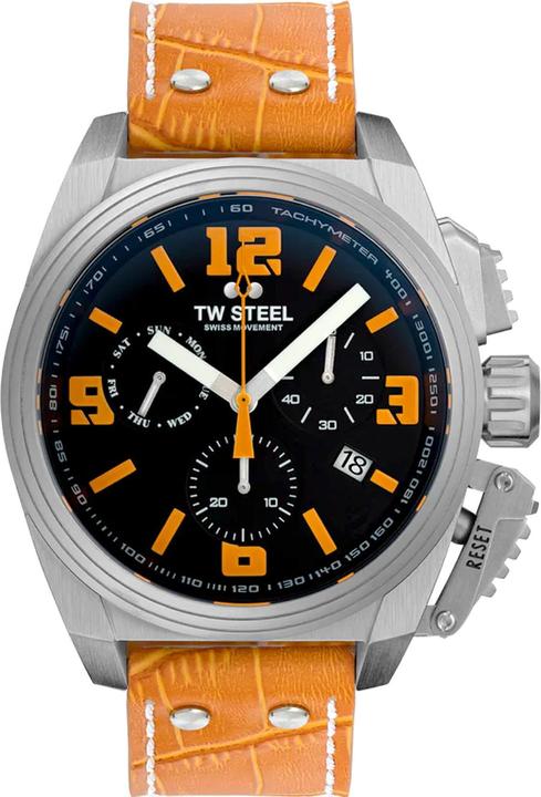 TW-Steel TW1112 Canteen Herrenuhr Chronograph 46mm 10ATM (Chronograph)