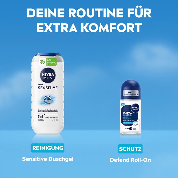 Actual product image NIVEA MEN MEN Deo Derma Control Defend Roll-on 50 ml (Roll-on, 50 ml)
