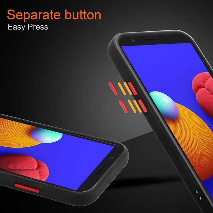Actual product image Cadorabo Hybrid Matt Cover (Samsung Galaxy A01 Core)