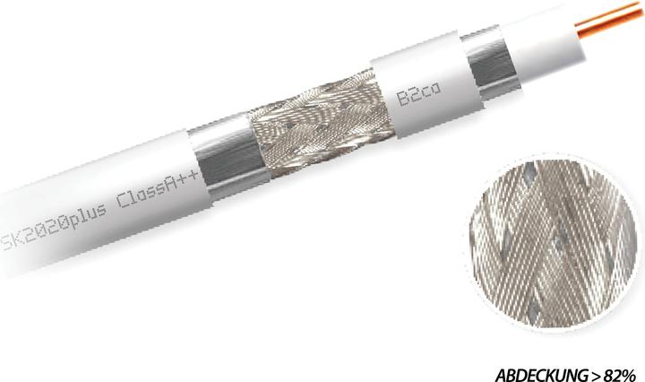 Image du produit Televes Câble coaxial SK2020plus-T CPR B2ca 500m Tr (135 dB, Câble d'antenne)