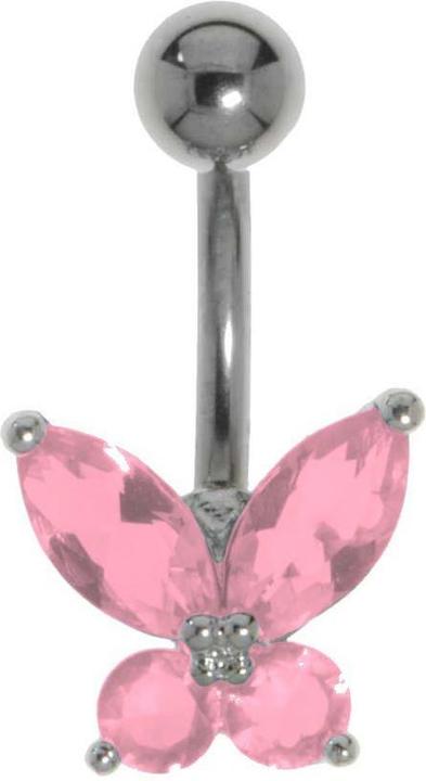 Produktbild Bijouteria Bauchpiercing (Titan, Kristall, Messing rhodiniert)
