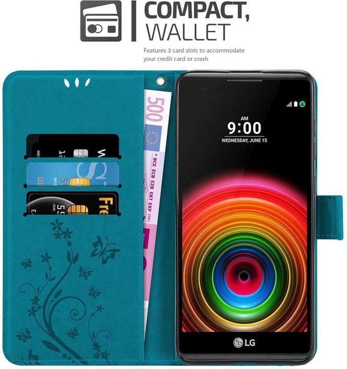 Immagine prodotto Cadorabo Copertina del libro di fiori (LG X Power)
