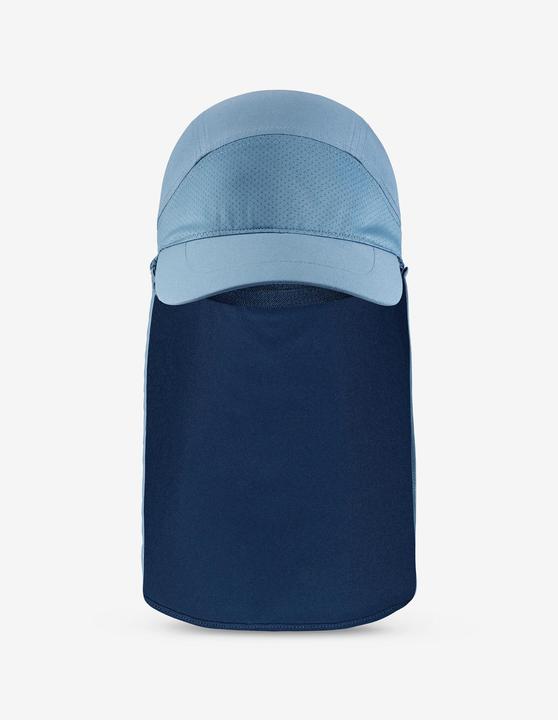 Image du produit Quechua Casquette de randonnée nuque longue 7-15 ans, MH900 bleue (Taille unique)