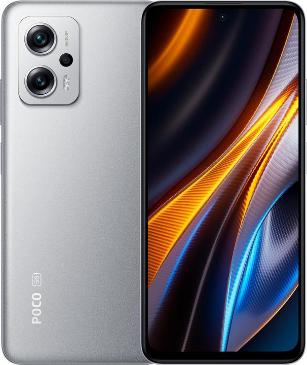 Productafbeelding Xiaomi Poco X4 GT (128 GB, Zilver, 6.60", Dubbele SIM, 64 Mpx, 5G)