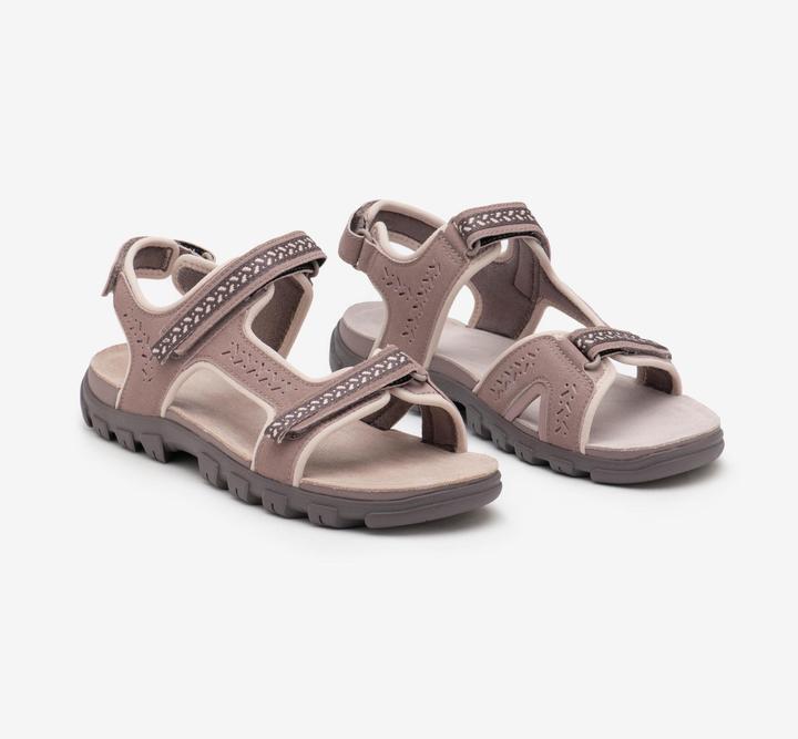 Actual product image Quechua Trekkingsandalen Damen Leder Wandern - NH500 (37)